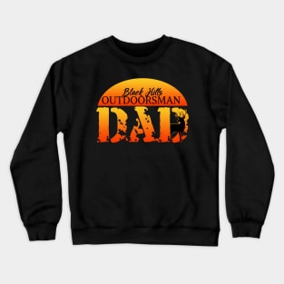 Black Hills Outdoorsman Dad Sunset Crewneck Sweatshirt